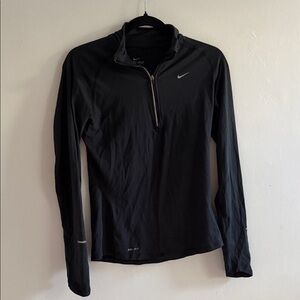 Nike Black Dri-FIT Quarter-Zip Pullover